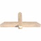 Ekena Millwork Eugene Smooth Timber Gable Bracket, Douglas Fir, 36"W x 16"H x 3 1/2"D x 3 1/2"F, 11/12 Pitch GBW036X16X0404EUG00SDF - alternate 3